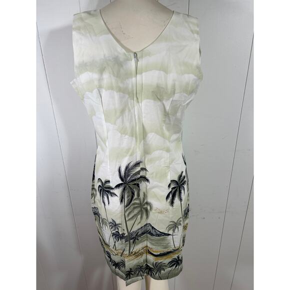 KY's Original Made in Hawaii USA Sleeveless Hawaiian Mini Dress . Size XL - Picture 4 of 7